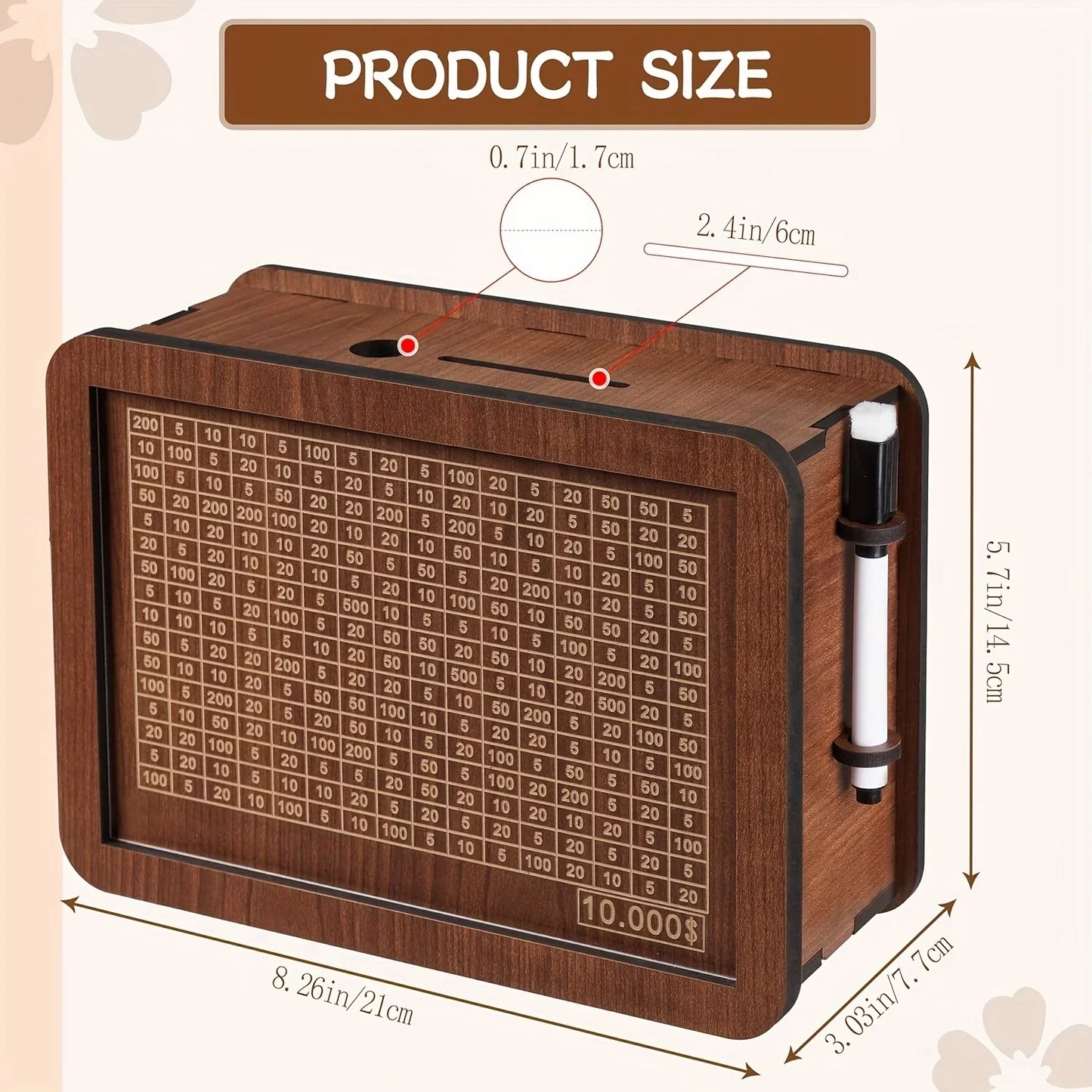 Smart Wooden Money Bank